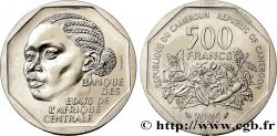 CAMEROUN Essai de 500 Francs femme légende bilingue 1985 Paris