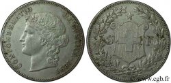 SUISSE 5 Francs Helvetia 1891 Berne - B