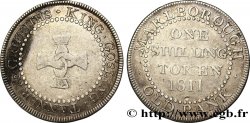 BRITISH TOKENS 1 Shilling Marlborough Old Bank (Wiltshire), King Gosling Tanner and Griffiths, quatre mains jointes 1811