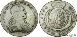 GERMANY - SAXONY 1 Thaler Royaume de Saxe Frédéric Auguste III / armes 1798 Dresde