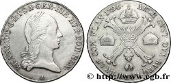 BELGIUM - AUSTRIAN NETHERLANDS 1 Kronenthaler Pays-Bas Autrichiens François II / armes 1796 Vienne