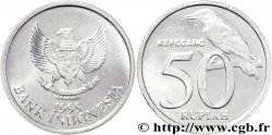 INDONÉSIE 50 Rupiah emblème / Loriot de Chine 1999 