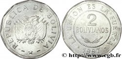 BOLIVIEN 2 Bolivianos emblème 1997