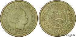 DINAMARCA 20 kroner reine Margrethe II 1990