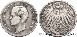 GERMANY - BAVARIA 2 Mark Otto / aigle 1891 Munich - D