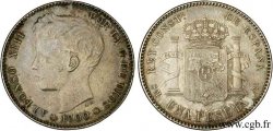 SPAIN 1 Peseta Alphonse XIII 3e type 1900 Madrid