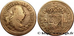 BELGIEN - NAMUR 2 Liards Duché de Namur Philippe V d’Espagne 1709 Namur