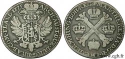 BELGIUM - AUSTRIAN NETHERLANDS 1/2 Kronenthaler Pays-Bas Autrichiens frappe au nom de Marie-Thérèse / armes 1775 Bruxelles