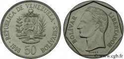 VENEZUELA 50 Bolivares emblème / Bolivar 1998  SPL