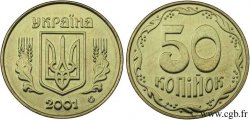 UKRAINE 50 Kopiyok trident 2001 