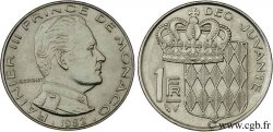 MONACO 1 Franc Rainier III / écu couronné 1982 Paris SUP