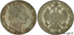 AUSTRIA 1 Florin François-Joseph Ier tête laurée / aigle bicéphale 1859 Vienne