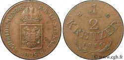 AUSTRIA 1/2 Kreuzer emblème 1816 Vienne