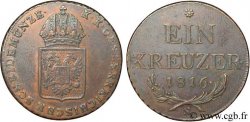 AUSTRIA 1 Kreuzer emblème 1816 Schmollnitz - S
