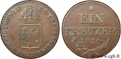 AUSTRIA 1 Kreuzer emblème 1816 Kremnitz - B