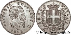 ITALIA 5 Lire Victor Emmanuel II 1875 Milan