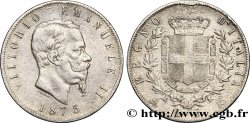 ITALIA 5 Lire Victor Emmanuel II 1875 Milan