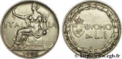 ITALY 1 Lira (Buono da L.1) Italie assise 1922 Rome - R