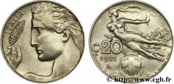 ITALIE 20 Centesimi allégorie de la Liberté 1921 Rome - R