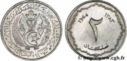 ARGELIA 2 Centimes emblème de la république an 1383 1964