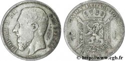 BELGIEN 2 Francs Léopold II légende française 1867