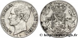 BELGIO 20 Centimes Léopold Ier tête nue 1853