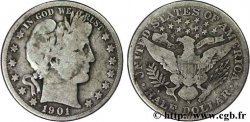UNITED STATES OF AMERICA 1/2 Dollar type Barber 1901 San Francisco - S