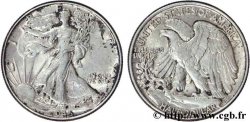 STATI UNITI D AMERICA 1/2 Dollar Walking Liberty 1945 Philadelphie