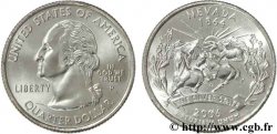 ÉTATS-UNIS D AMÉRIQUE 1/4 Dollar Nevada : The Silver State mustangs sur fond de montagne 2006 Philadelphie