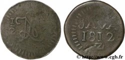 INDIE OLANDESI 1/2 Stuiver “LN” monogramme de Louis Napoléon roi de Hollande et au revers “JAVA” 1812