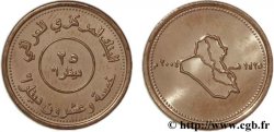 IRAK 25 Dinars carte de l’Irak AH 1425 2004