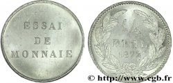 HONDURAS Essai d un 1/4 de réal, tranche lisse à trois viroles, essai du revers adopté en 1869-1870 1872 Paris