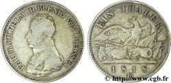 GERMANY - PRUSSIA 1 Thaler Frédéric-Guillaume III roi de Prusse / aigle 1818 Düsseldorf - D