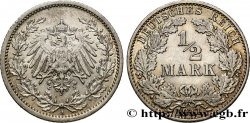 ALLEMAGNE 1/2 Mark Empire aigle impérial 1911 Berlin