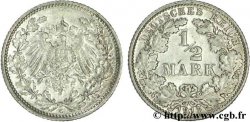 DEUTSCHLAND 1/2 Mark Empire aigle impérial 1915 Muldenhütten - E