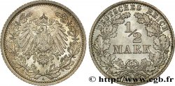 DEUTSCHLAND 1/2 Mark Empire aigle impérial 1905 Berlin