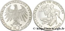 ALLEMAGNE 10 Mark BE (Proof) XXe J.O. Munich : basket-ball et canoeing / aigle 1972 Hambourg - J