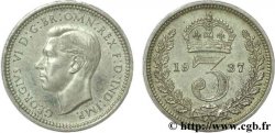 REGNO UNITO 3 Pence Georges VI 1937