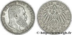 GERMANY - WÜRTTEMBERG 5 Mark Royaume du Wurtemberg Guillaume II de Wurtemberg / aigle impérial 1903 Stuttgart - F