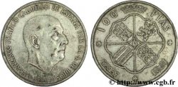 ESPAGNE 100 Pesetas Francisco Franco (1967 dans les étoiles) 1966 Madrid TTB