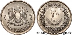 LIBYA 20 Dirhams emblème à l’aigle an 1395 1975