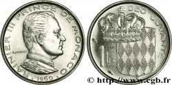 MONACO Essai de 1 Franc prince Rainier III de Monaco 1960 Paris