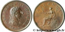 ROYAUME-UNI 1 Penny Georges III tête laurée 1806 