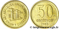 ARGENTINE 50 Centavos Palais provincial de Tucuman 1993  SPL