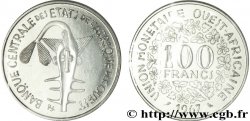 ÉTATS DE L AFRIQUE DE L OUEST (BCEAO) Essai de 100 Francs masque sous sachet d’origine avec liseré tricolore 1967 Paris