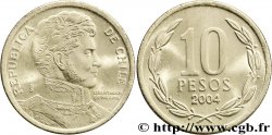 CHILE 10 Pesos Bernardo O’Higgins 2004 Santiago - S°