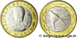 SAN MARINO 1000 Lire enfant de l’univers / colombe de la paix 2000 Rome - R