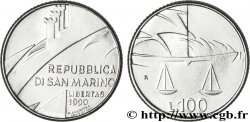 SAN MARINO 100 Lire 1600 ans d’histoire 1990 Rome - R