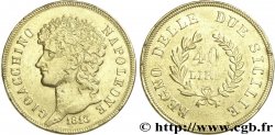 ITALY - KINGDOM OF ITALY - NAPOLEON I 40 Lire Joachim (Murat) Napoléon Roi des Deux-Siciles 1813