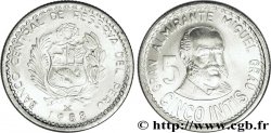 PÉROU 5 Intis Grand Amiral Miguel Grau 1988 Lima SPL